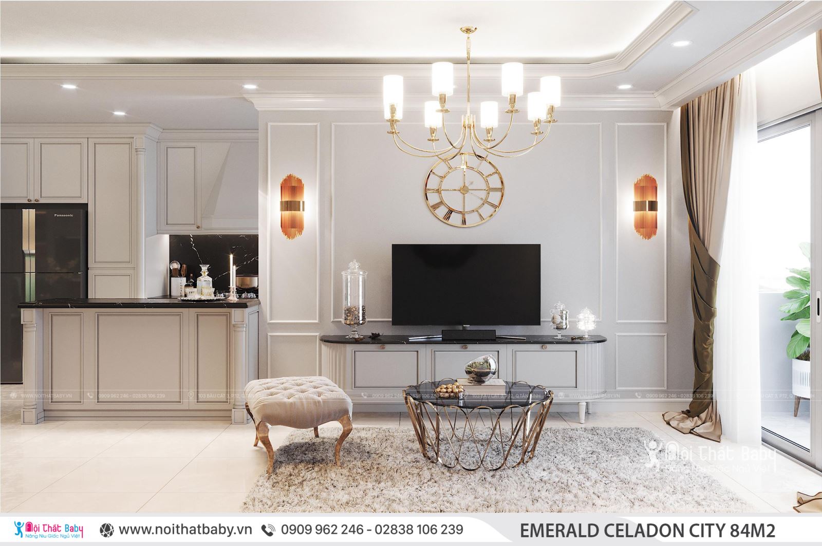 Tổng hợp các mẫu thiết kế nội thất Chung cư Emerald Celadon City